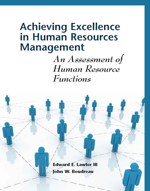 Book cover image for Achieving Excellence in Human Resources Management ISBN: 9780804760911
