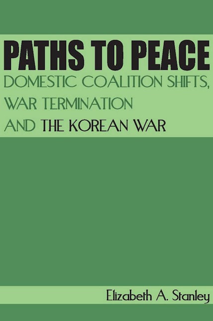 Book cover image for Paths to Peace ISBN: 9780804762694