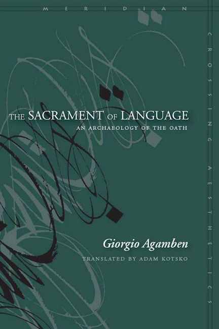 Book cover image for The Sacrament of Language ISBN: 9780804768986