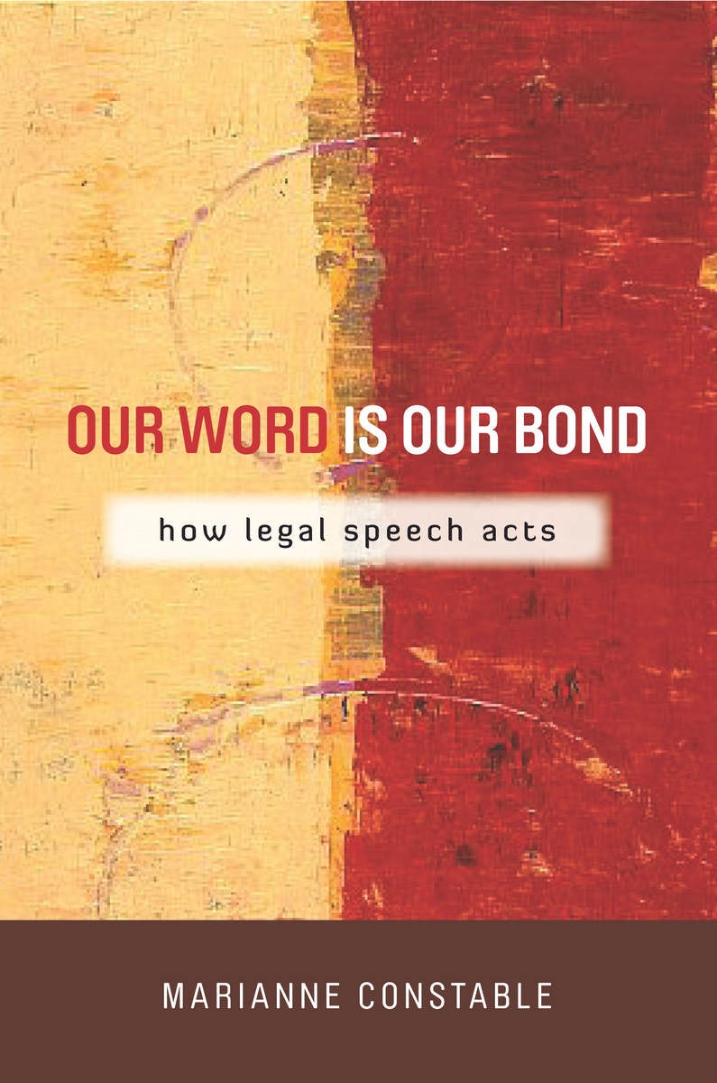 Book cover image for Our Word Is Our Bond ISBN: 9780804774949