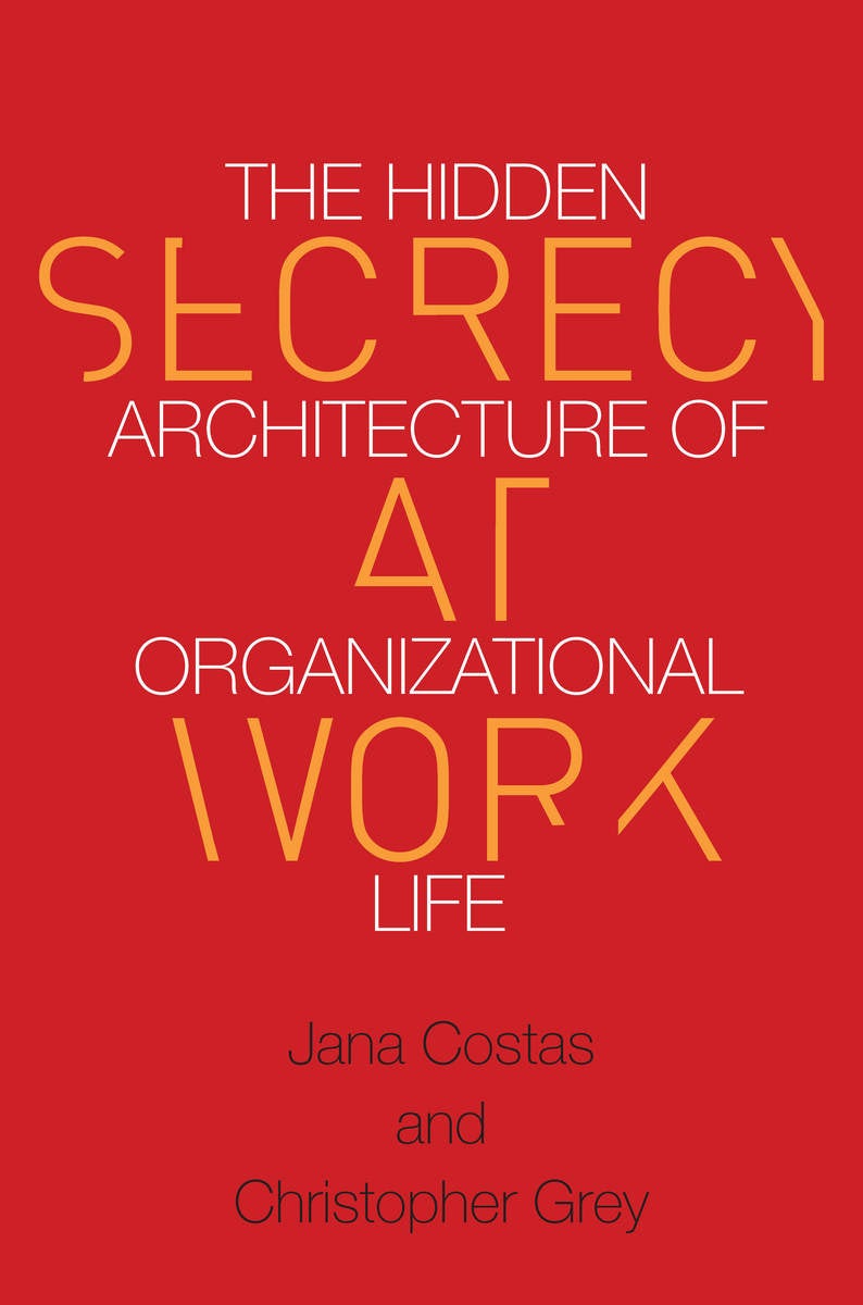 Book cover image for Secrecy at Work ISBN: 9780804789011