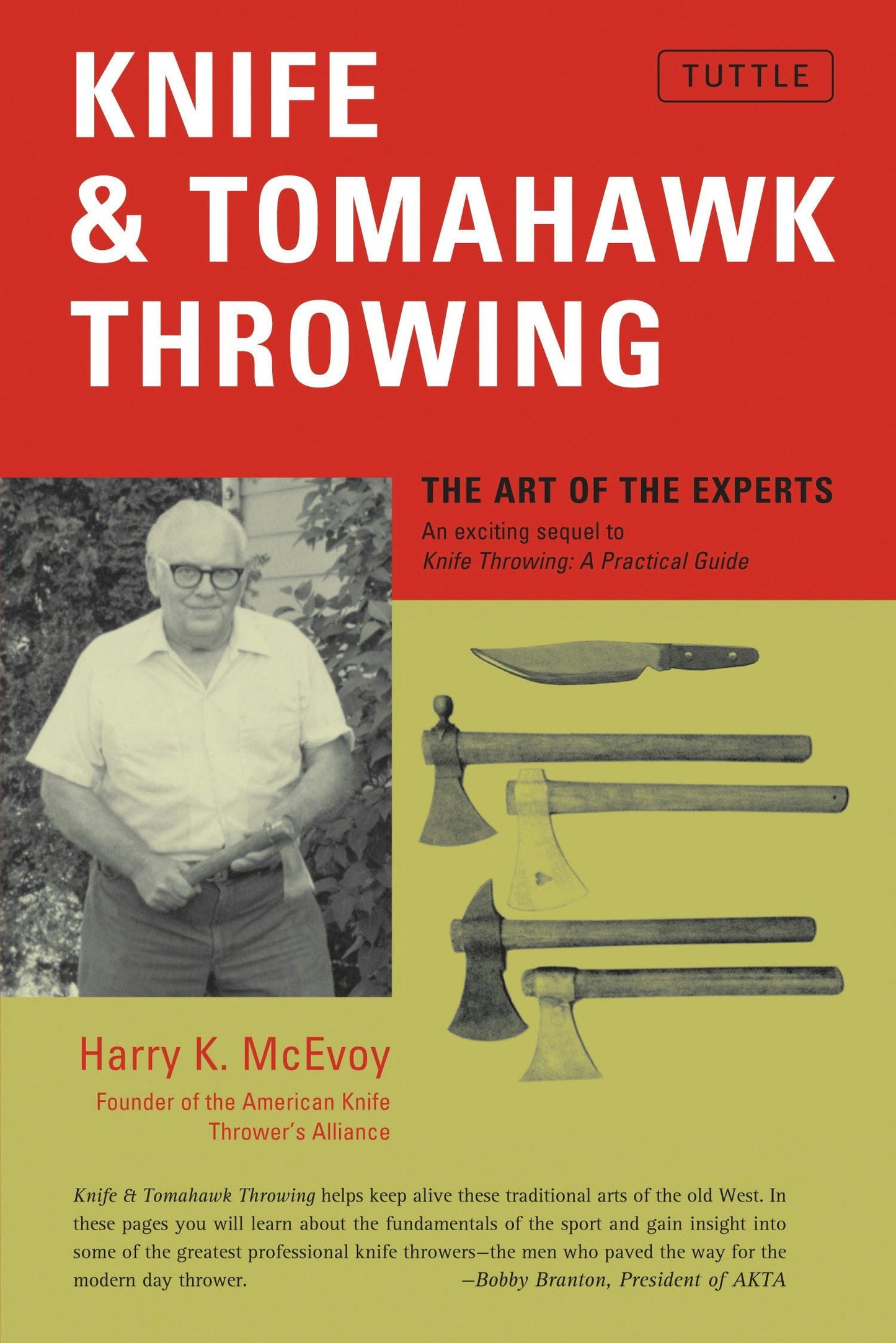Book cover image for Knife & Tomahawk Throwing ISBN: 9780804815420