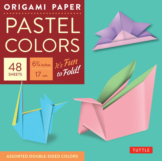 Cover image for Origami Paper - Pastel Colors - 6 3/4" - 48 Sheets, isbn: 9780804835466