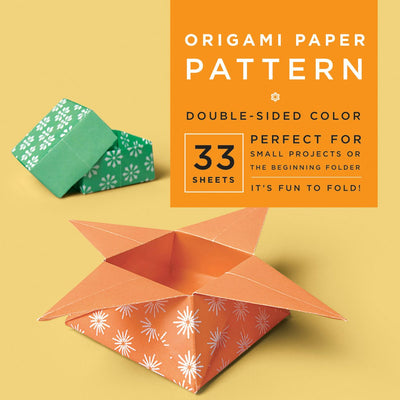 Cover image for Origami Paper Pattern - 6 3/4" - 33 Sheets, isbn: 9780804838009