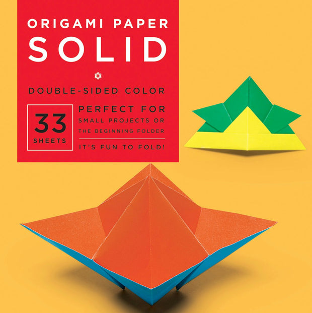 Cover image for Origami Paper - Solid Colors - 6 3/4" - 33 Sheets, isbn: 9780804838023