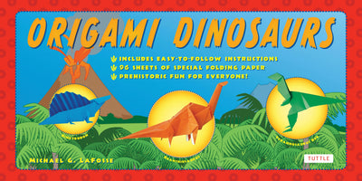 Cover image for Origami Dinosaurs Kit, isbn: 9780804839082