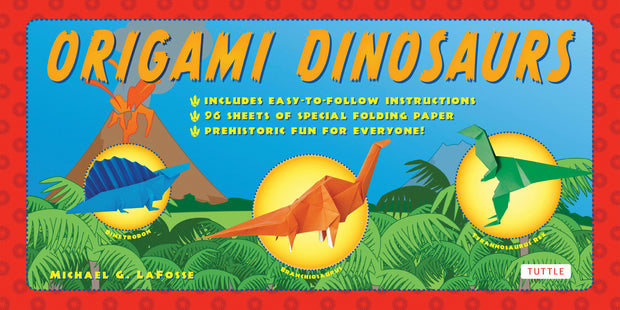 Cover image for Origami Dinosaurs Kit, isbn: 9780804839082