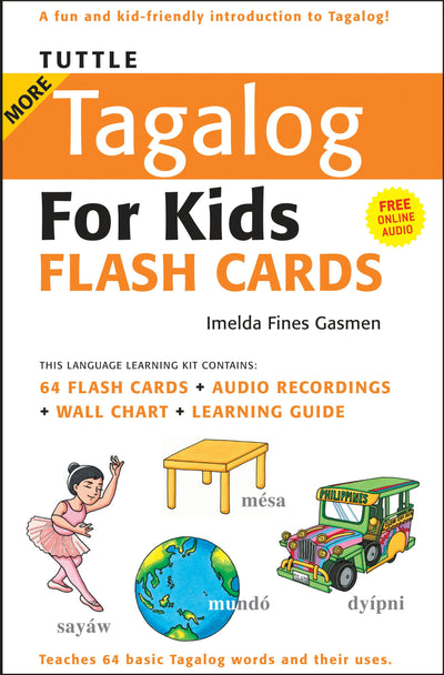 Cover image for Tuttle More Tagalog for Kids Flash Cards Kit, isbn: 9780804839587