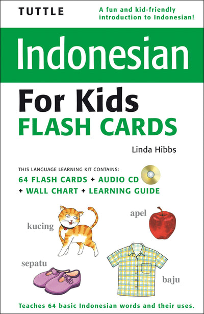 Cover image for Tuttle Indonesian for Kids Flash Cards Kit, isbn: 9780804839860