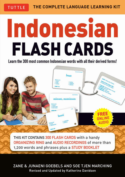 Cover image for Indonesian Flash Cards, isbn: 9780804843638