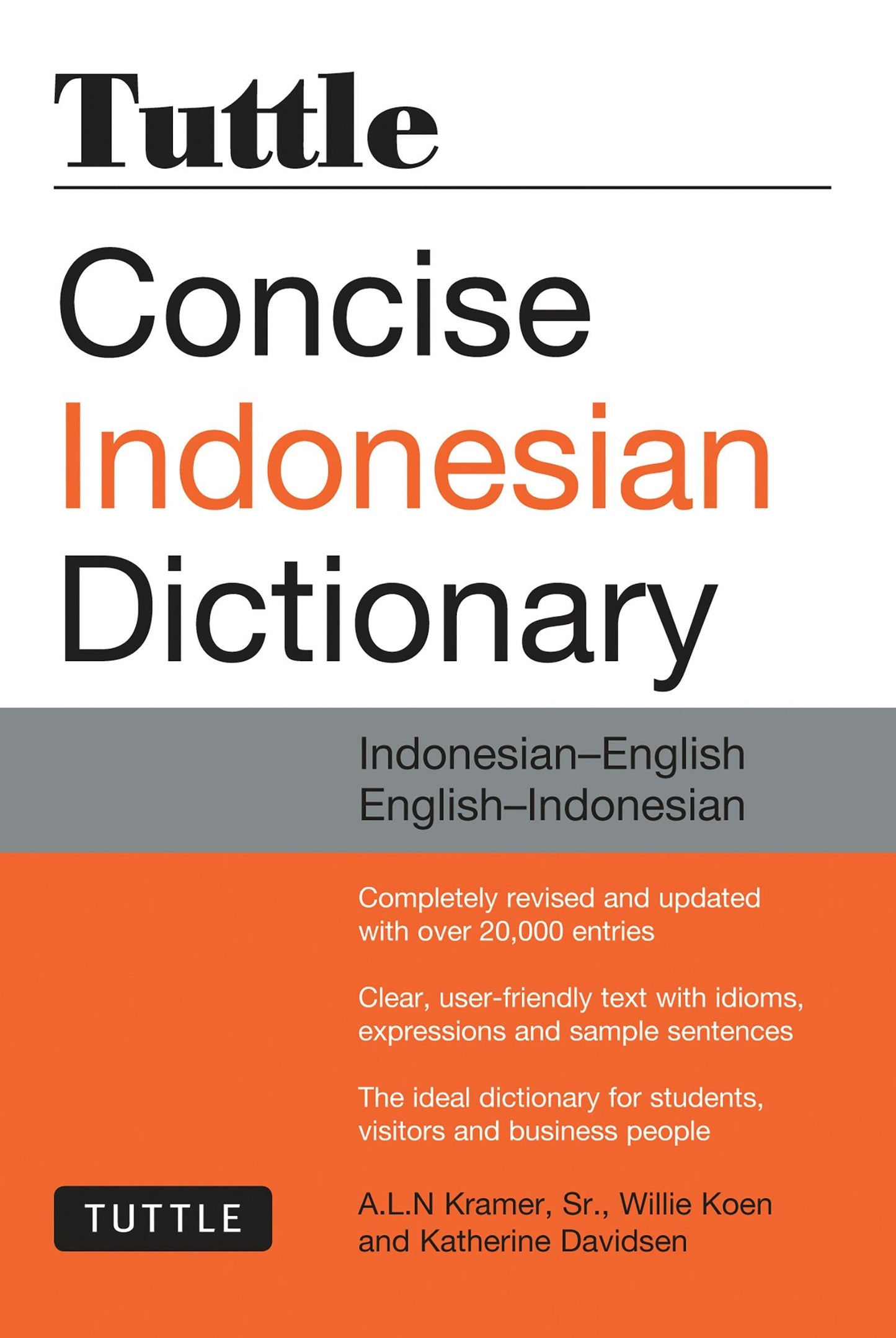 Book cover image for Tuttle Concise Indonesian Dictionary ISBN: 9780804844772