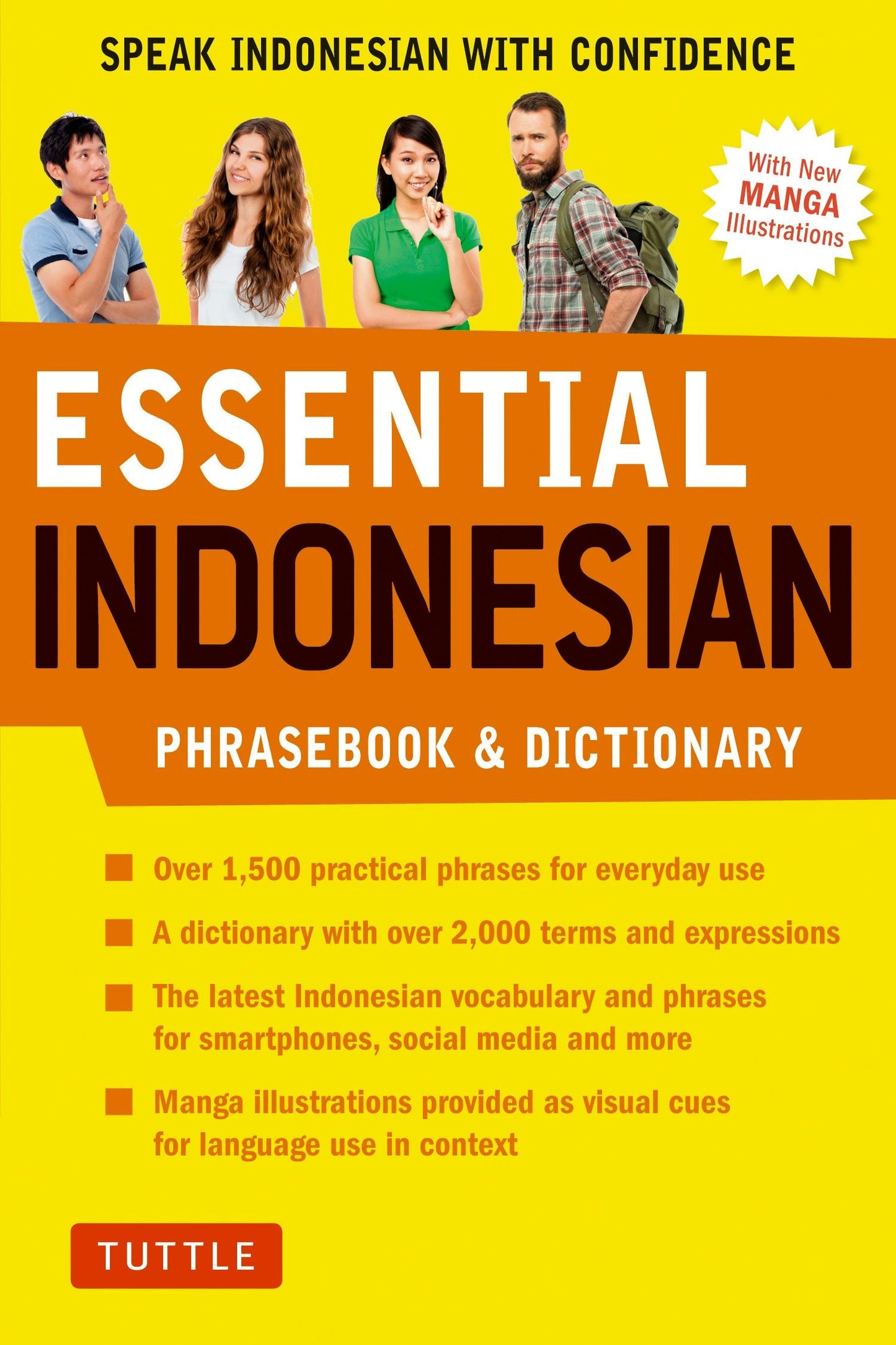 Book cover image for Essential Indonesian Phrasebook & Dictionary ISBN: 9780804846844