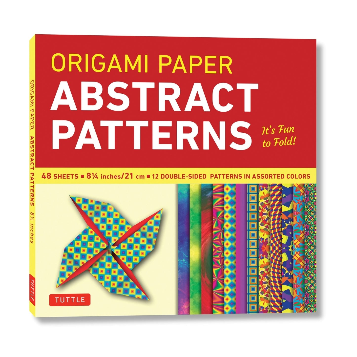 Book cover image for Origami Paper - Abstract Patterns - 8 1/4" - 48 Sheets ISBN: 9780804847179