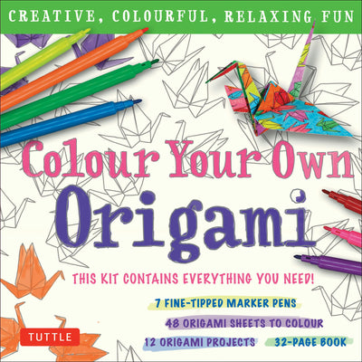 Cover image for Colour Your Own Origami Kit (British Spelling), isbn: 9780804848411