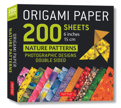 Cover image for Origami Paper 200 sheets Nature Patterns 6" (15 cm), isbn: 9780804848619