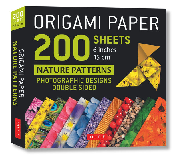 Cover image for Origami Paper 200 sheets Nature Patterns 6" (15 cm), isbn: 9780804848619