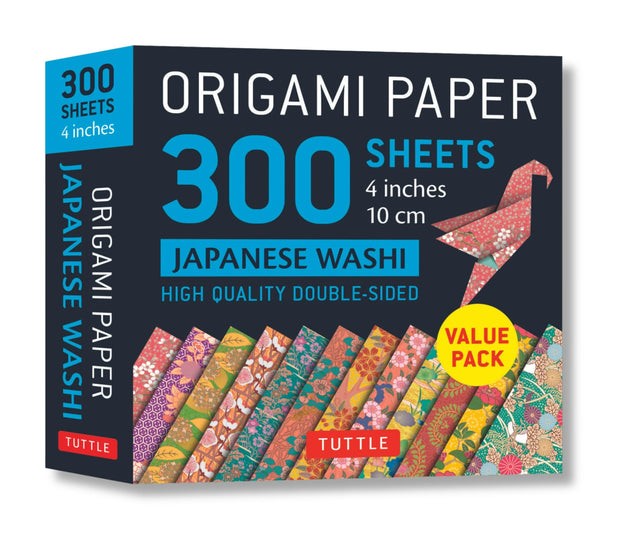 Cover image for Origami Paper 300 sheets Japanese Washi Patterns 4" (10 cm), isbn: 9780804849227