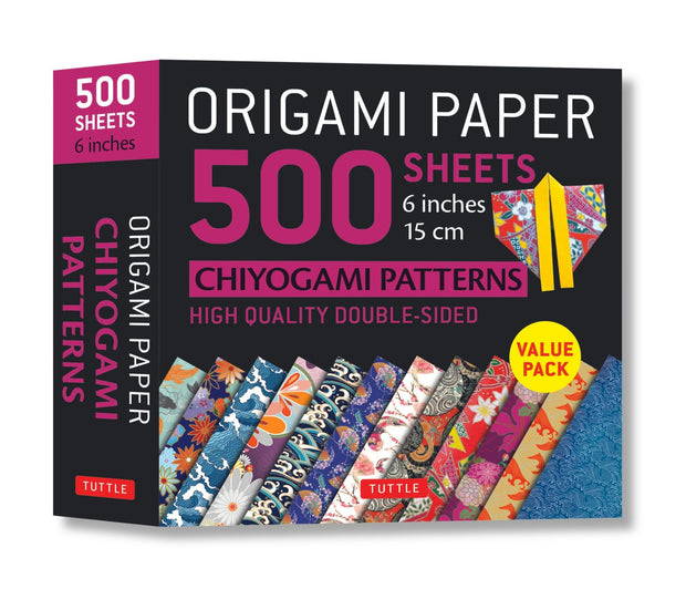 Cover image for Origami Paper 500 sheets Chiyogami Patterns 6" 15cm, isbn: 9780804849234
