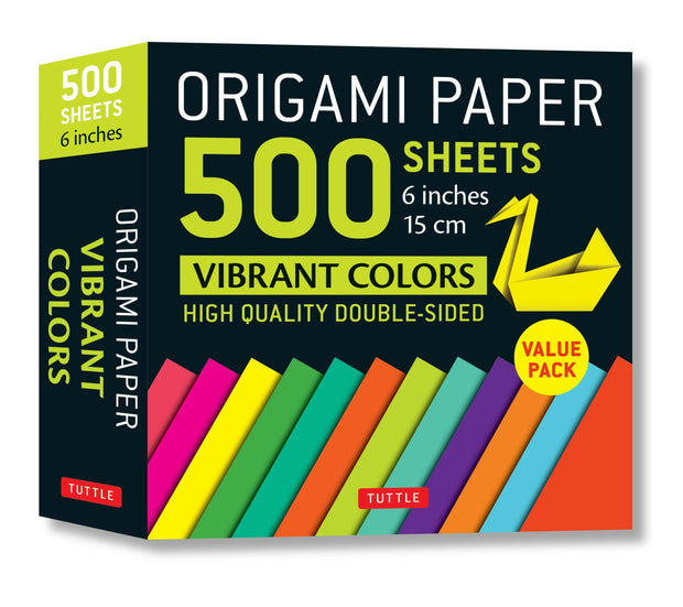Cover image for Origami Paper 500 sheets Vibrant Colors 6" (15 cm), isbn: 9780804849364
