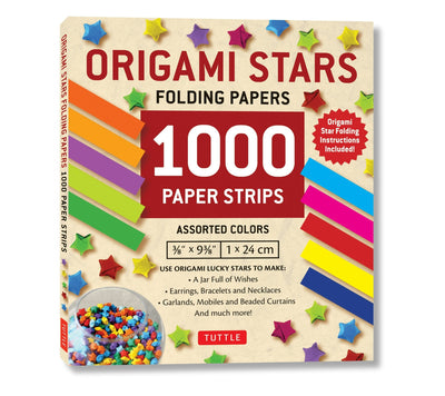 Cover image for Origami Stars Papers 1,000 Paper Strips in Assorted Colors, isbn: 9780804849395