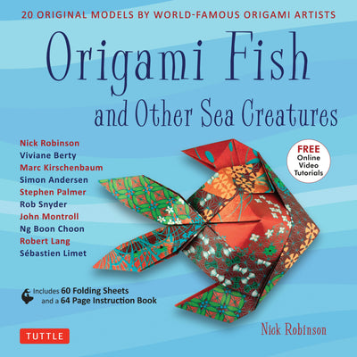Cover image for Origami Fish and Other Sea Creatures Kit, isbn: 9780804849548