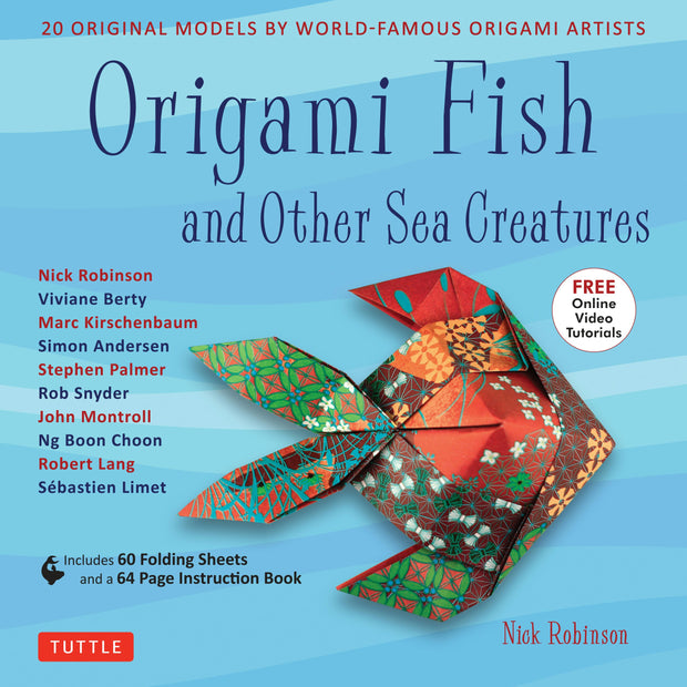 Cover image for Origami Fish and Other Sea Creatures Kit, isbn: 9780804849548