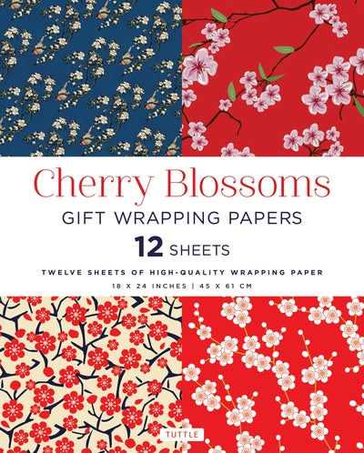 Cover image for Cherry Blossoms Gift Wrapping Papers - 12 Sheets, isbn: 9780804849579