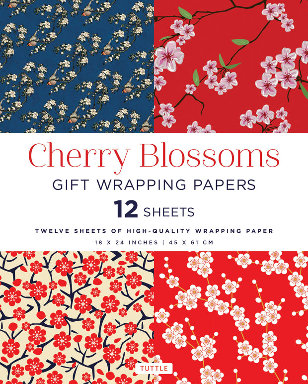 Cover image for Cherry Blossoms Gift Wrapping Papers - 12 Sheets, isbn: 9780804849579