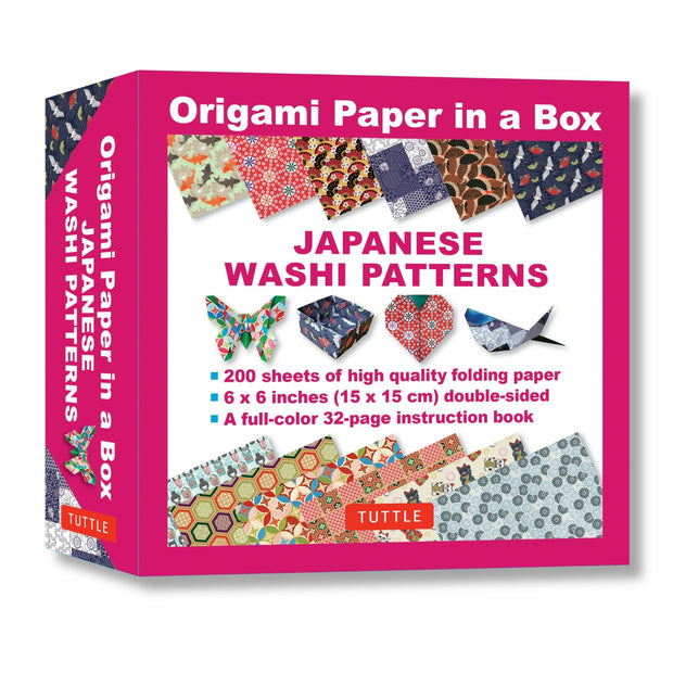 Cover image for Origami Paper in a Box - Japanese Washi Patterns, isbn: 9780804851107