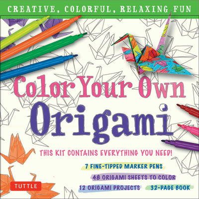 Cover image for Color Your Own Origami Kit, isbn: 9780804851275