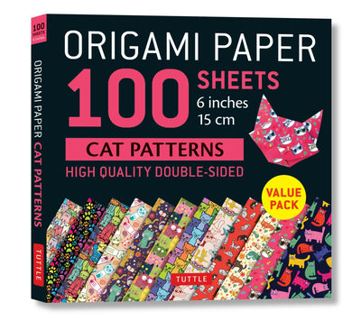 Cover image for Origami Paper 100 sheets Cat Patterns 6" (15 cm), isbn: 9780804851435