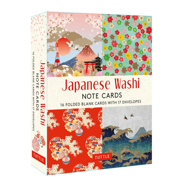Cover image for Japanese Washi, 16 Note Cards, isbn: 9780804852340