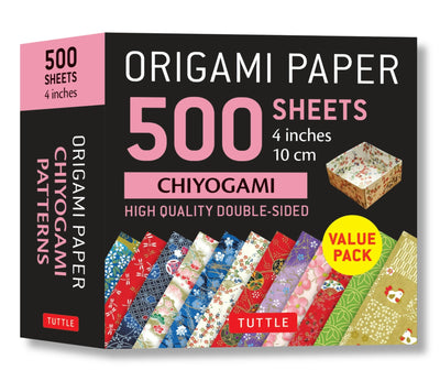 Cover image for Origami Paper 500 sheets Chiyogami Patterns 4" (10 cm), isbn: 9780804852401