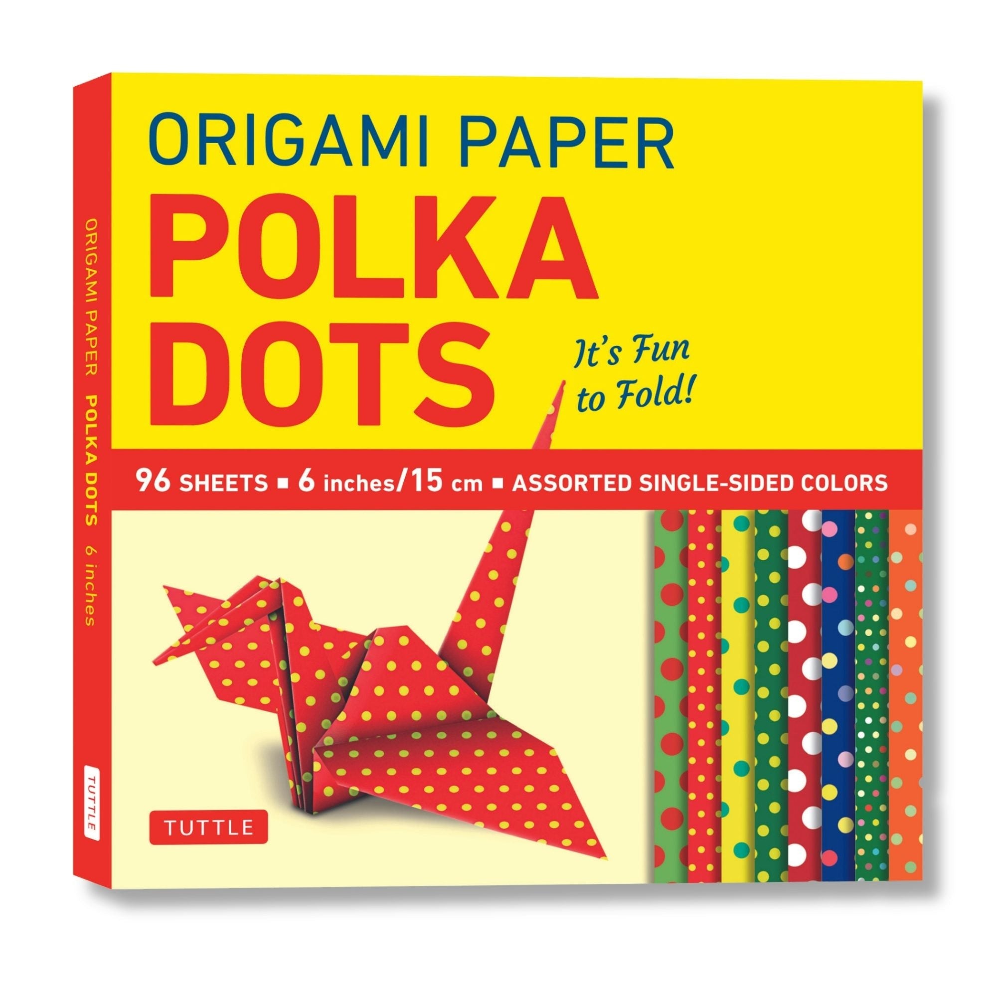 Book cover image for Origami Paper 96 sheets - Polka Dots 6 inch (15 cm) ISBN: 9780804853934