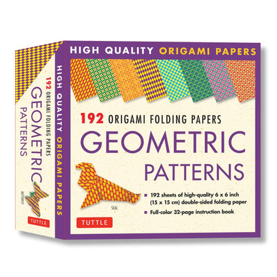 Cover image for Origami Folding Papers - Geometric Patterns - 192 Sheets, isbn: 9780804853972