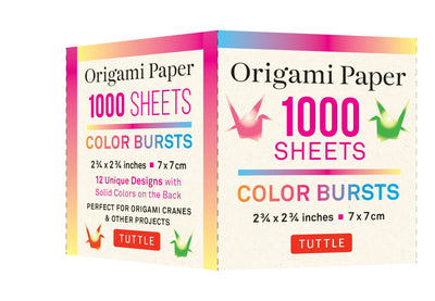 Cover image for Origami Paper Color Bursts 1,000 sheets 2 3/4 in (7 cm), isbn: 9780804854597