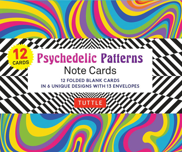 Cover image for Psychedelic Patterns Note Cards - 12 cards, isbn: 9780804854825