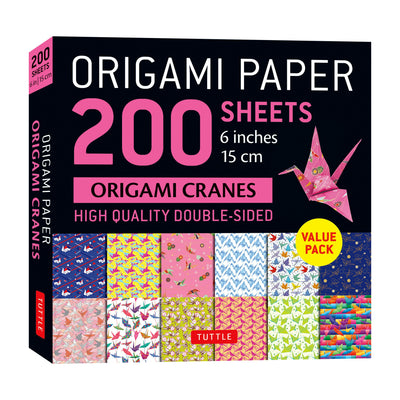 Cover image for Origami Paper 200 sheets Origami Cranes 6" (15 cm), isbn: 9780804854870