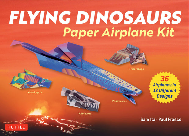 Cover image for Flying Dinosaurs Paper Airplane Kit, isbn: 9780804855884