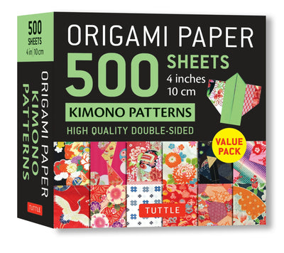 Cover image for Origami Paper 500 sheets Kimono Patterns  4" (10 cm), isbn: 9780804855990