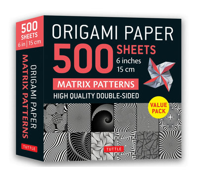 Cover image for Origami Paper 500 sheets Matrix Patterns 6" (15 cm), isbn: 9780804856027
