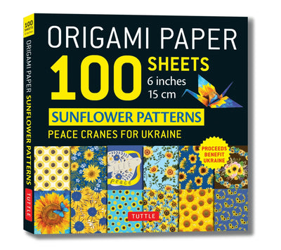 Cover image for Origami Paper 100 Sheets Sunflower Patterns 6" (15 cm), isbn: 9780804856256