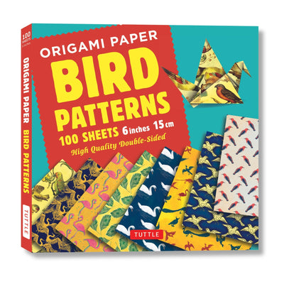 Cover image for Origami Paper 100 sheets Bird Patterns 6" (15 cm), isbn: 9780804856485