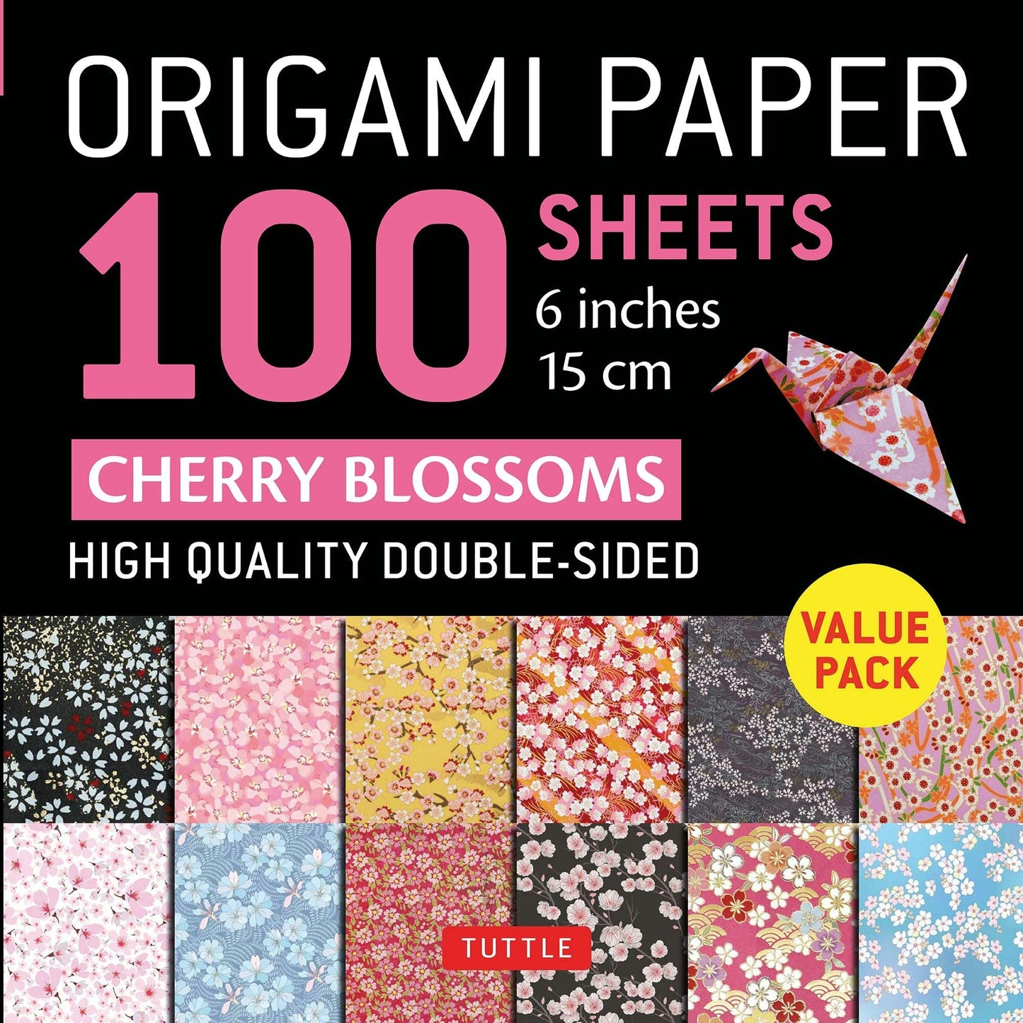 Book cover image for Origami Paper 100 Sheets Cherry Blossoms 6" (15 cm) ISBN: 9780804856874