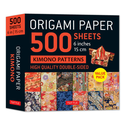Cover image for Origami Paper 500 sheets Kimono Flowers 6" (15 cm), isbn: 9780804857017