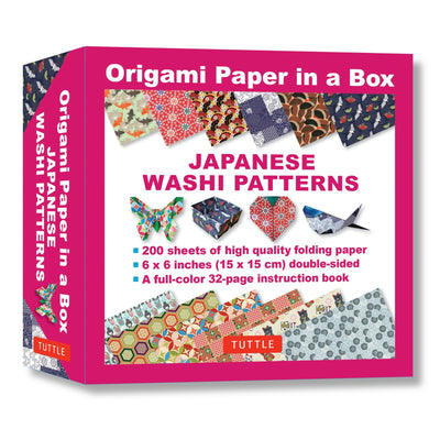 Cover image for Origami Paper in a Box - Japanese Washi Patterns, isbn: 9780804857291