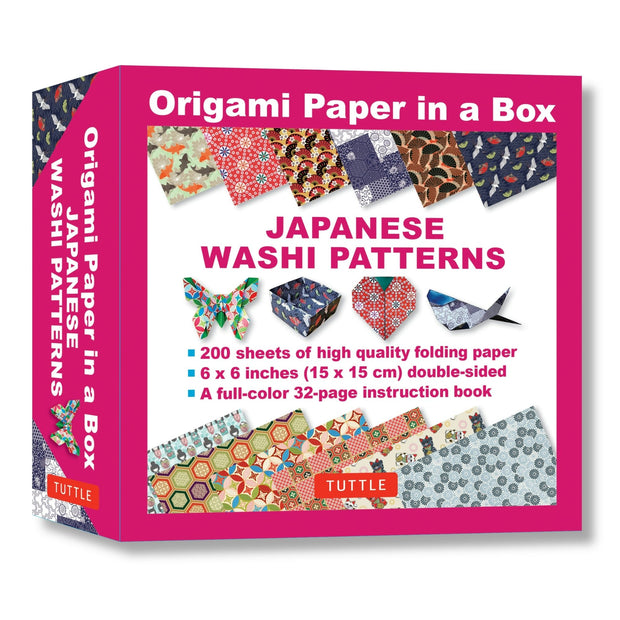 Cover image for Origami Paper in a Box - Japanese Washi Patterns, isbn: 9780804857291