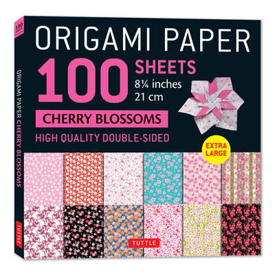 Cover image for Origami Paper 100 sheets Cherry Blossoms 8 1/4" (21 cm), isbn: 9780804857390