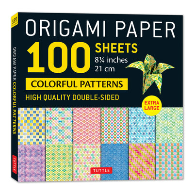 Cover image for Origami Paper 100 sheets Colorful Patterns 8 1/4" (21 cm), isbn: 9780804857406