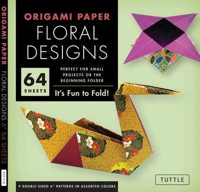 Cover image for Origami Paper - Floral Designs - 6" - 60 Sheets, isbn: 9780804858427